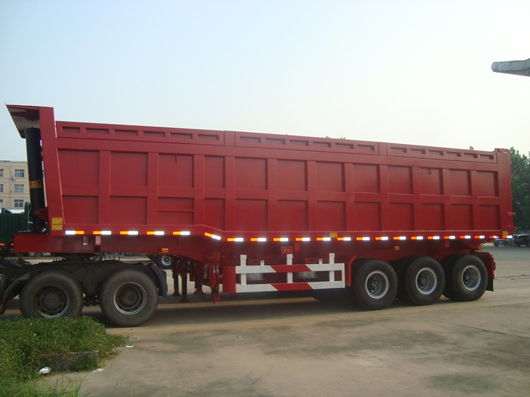 Sand Mining Transport 50 Ton Used Dump Trailer