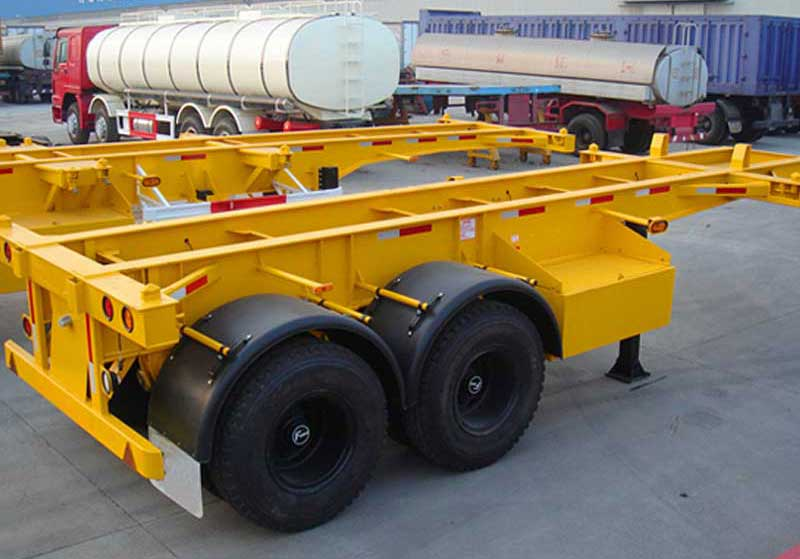 Skeleton Container Trailer for Sale in China